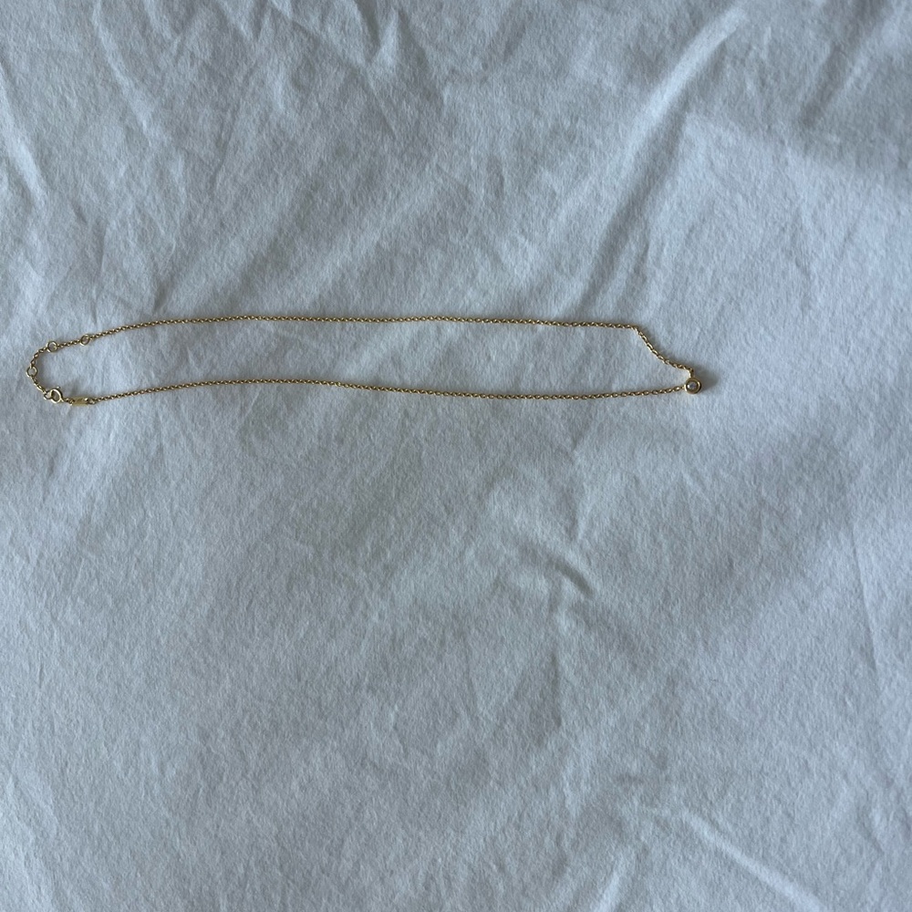 Madewell Demi-Fine Bezel Set Choker Necklace
